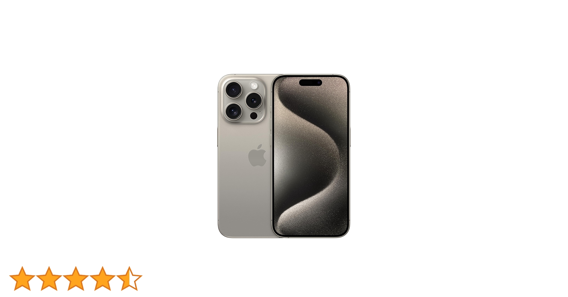 Apple iPhone 15 Pro (128 GB) - Natural Titanium : Amazon.in